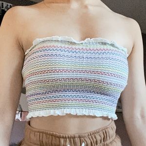 women’s knit tube top